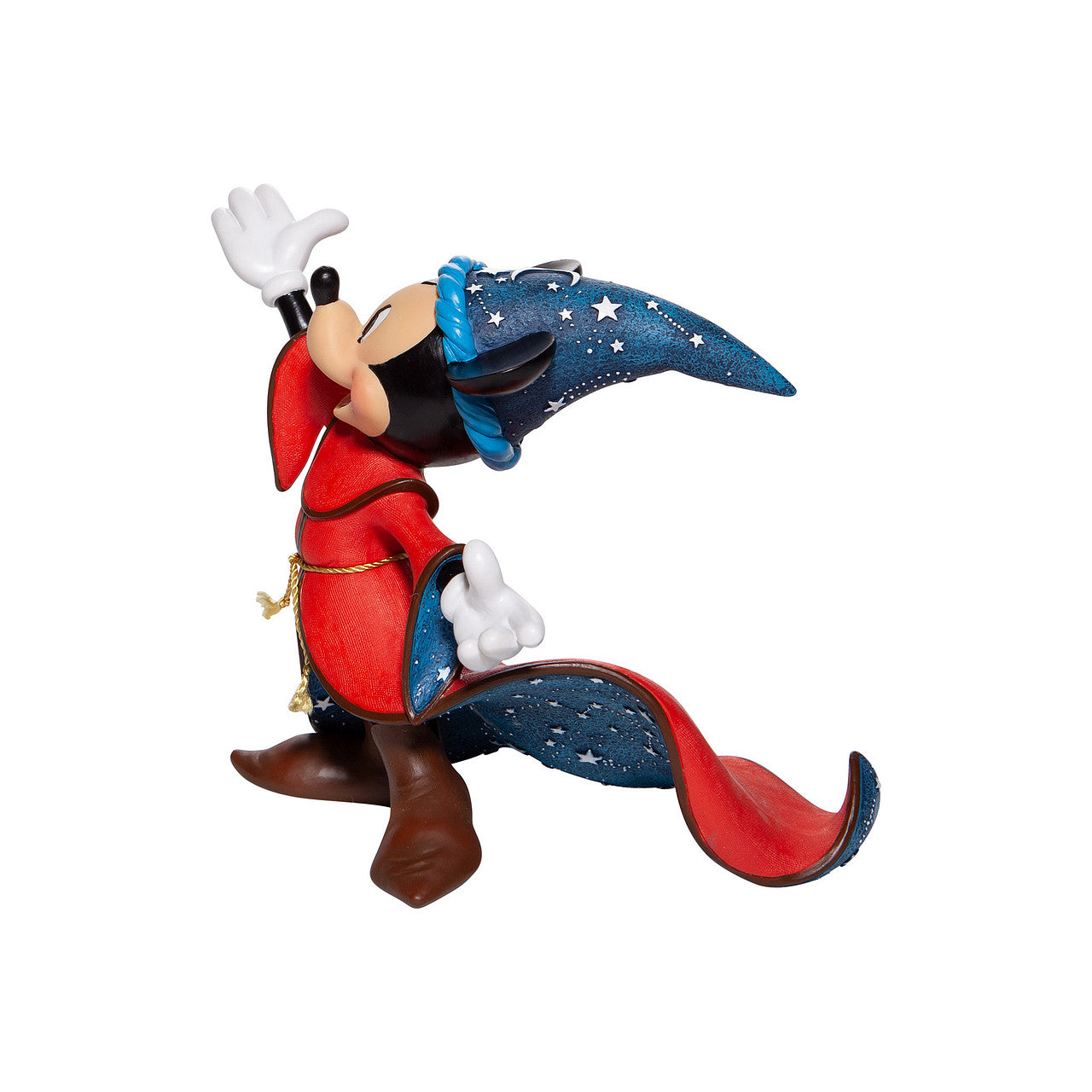 Disney Scorcerer Mickey Figurine Celebrating the 80th Anniversary of Walt Disney's masterpiece, Fantasia, Sorcerer Mickey receives the Couture de Force treatment in this striking figurine.