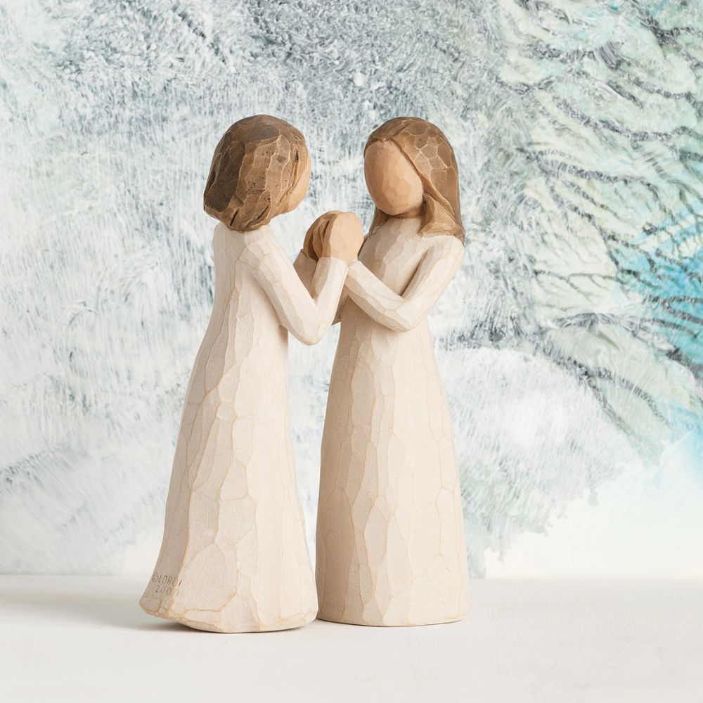 Willow Tree Sisters by Heart Willow Tree is an intimate line of figurative sculptures representing sentiments of love, closeness, healing, courage, hope...all the emotions we encounter in life. "I'm very close to my sisters, and the friendship and support of other women has always enriched my life.