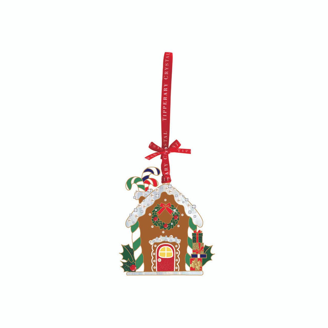 Sparkle Gingerbread House with Wreath Hanging Decoration We just Love Christmas! The festive season, the giving of gifts, creating memories and being together with family and loved ones. Have lots of fun with our lovingly designed and created Christmas decorations, each one has a magic sparkle of elf dust!