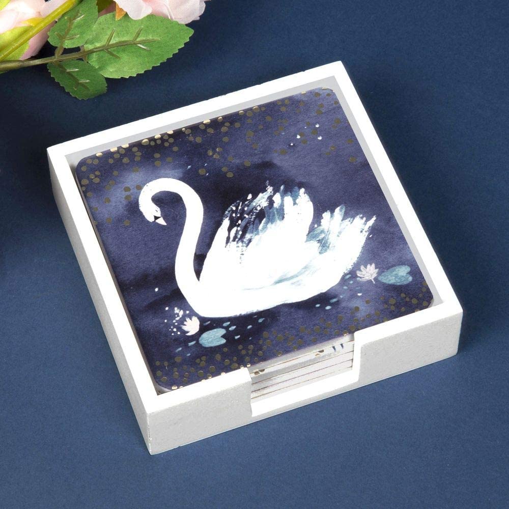 Swan Lake Set of 4 Coasters
