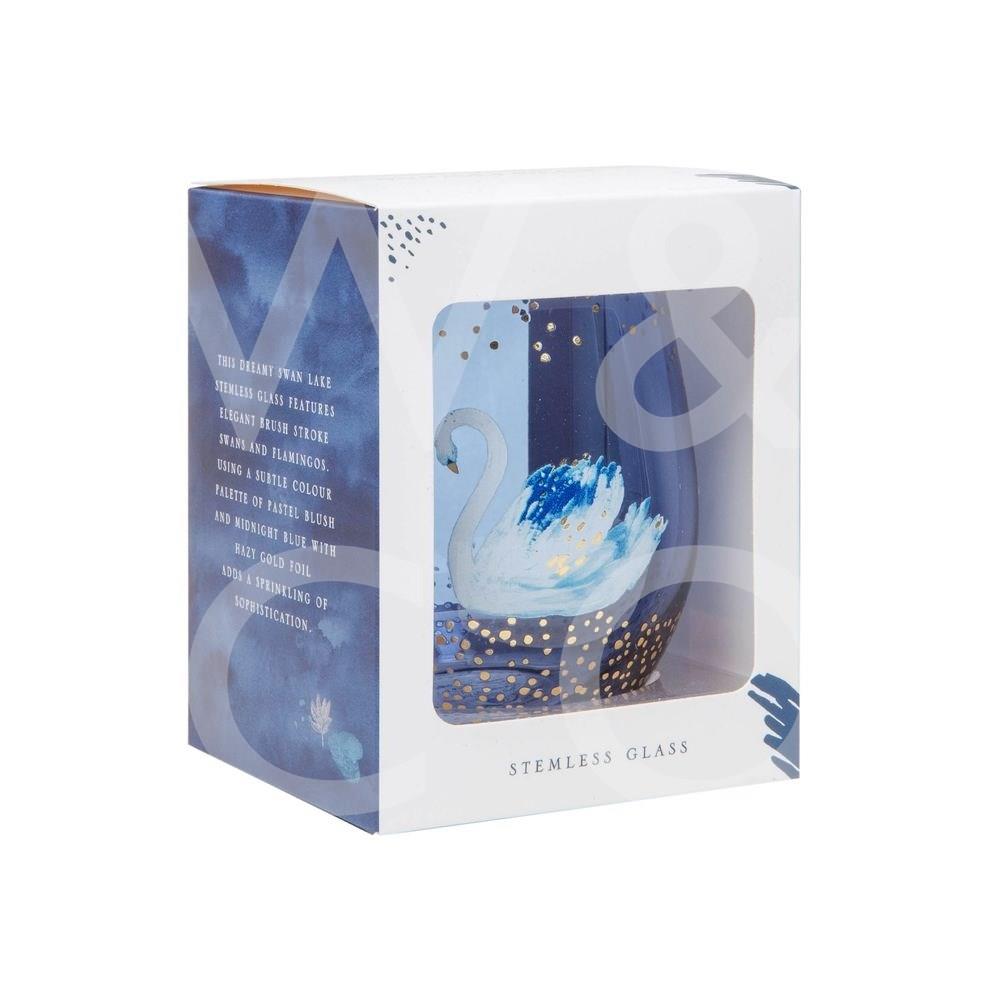 Swan Lake Stemless Glass