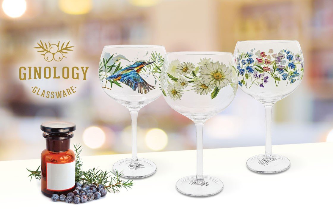 Enesco Sweet Pea Copa Gin Glass