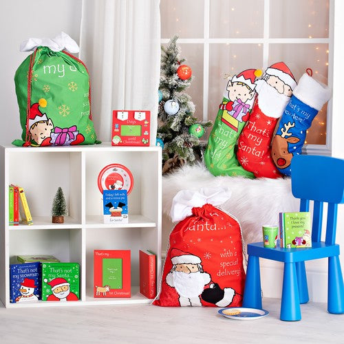 That's Not My Christmas 3 Piece Bamboo Dinner Set  Bring some additional fun to Christmas day by serving your little one's Christmas dinner on this vibrant and fun 3-piece dinner set.