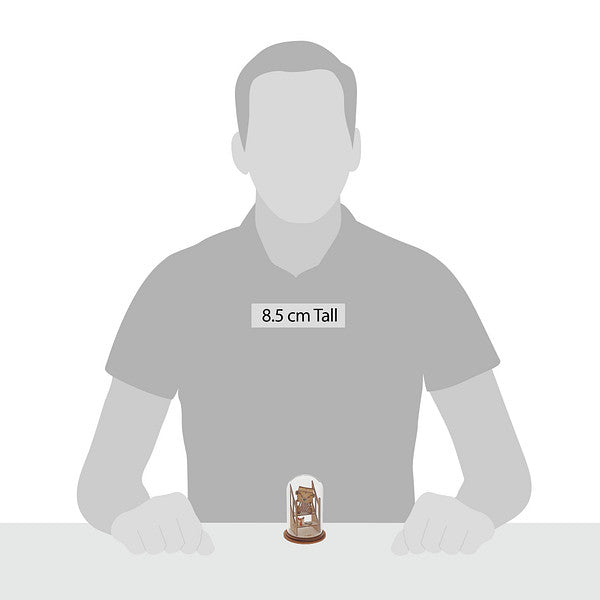 To Someone Special Figurine - The Little Wooden Bear The Little Wooden Bear. This little bear will make you smile, with sentiments to suit every occasion. This glass dome decoration encases our favourite little bear, adorned with a giant Birthday gift.