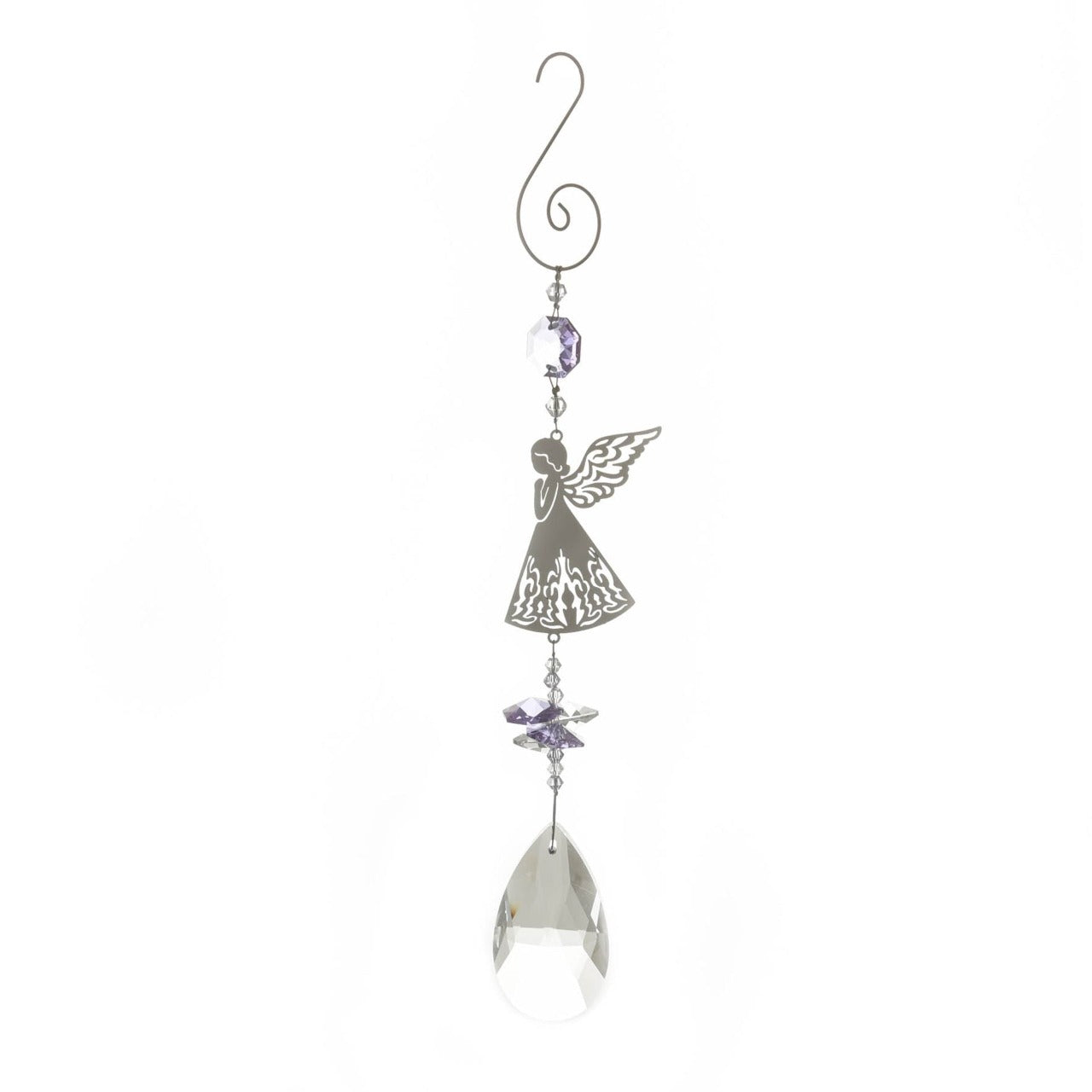 Thoughts of You Crystal Metal Hanger - Angel A crystal metal hanger from Thoughts of You by CELEBRATIONS®. This sparkling decoration is a thoughtful memorial gift which glistens in the sun to commemorate loved ones who have passed.