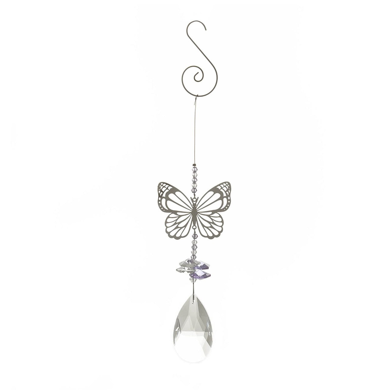 Thoughts of You Crystal Metal Hanger - Butterfly A crystal metal hanger from Thoughts of You by CELEBRATIONS®. This sparkling decoration is a thoughtful memorial gift which glistens in the sun to commemorate loved ones who have passed.