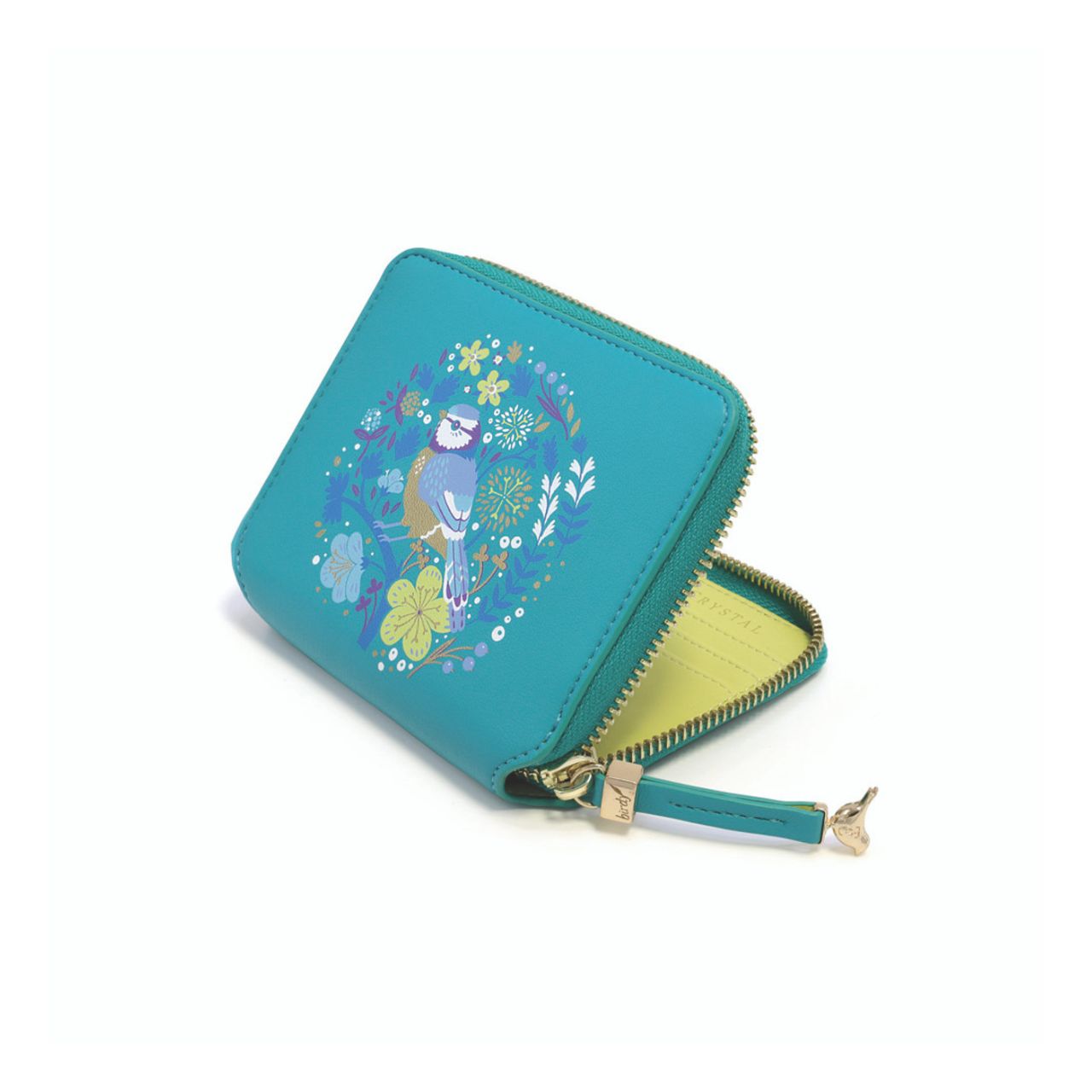 Tipperary Crystal Blue Tit Birdy Wallet Our brightly coloured Birdy wallets are a perfectly compact ladies wallet. Designed to bring a splash of colour into your life! RFID blocking wallet, designed to block RFID readers from scanning your credit cards.