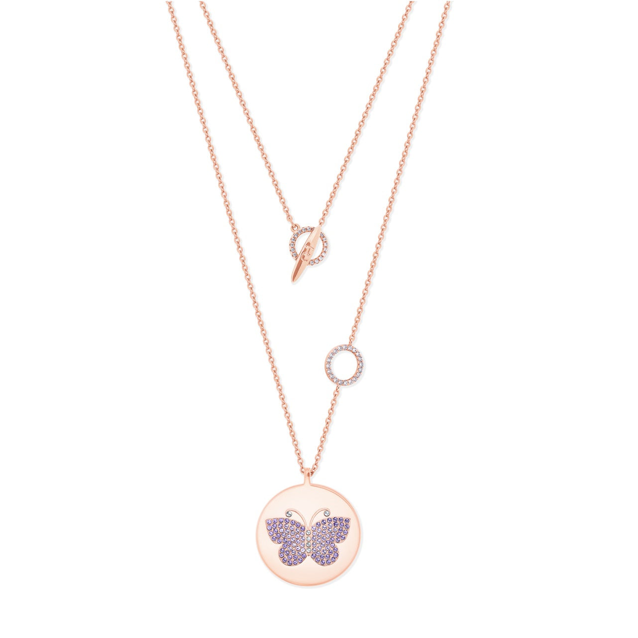 Tipperary Crystal Butterfly Disc Pendant Drawing inspiration from urban garden, the Tipperary Crystal Butterfly collection transforms an icon into something modern and unexpected. Playful and elegant, this collection draws from the inherent beauty of the butterfly.