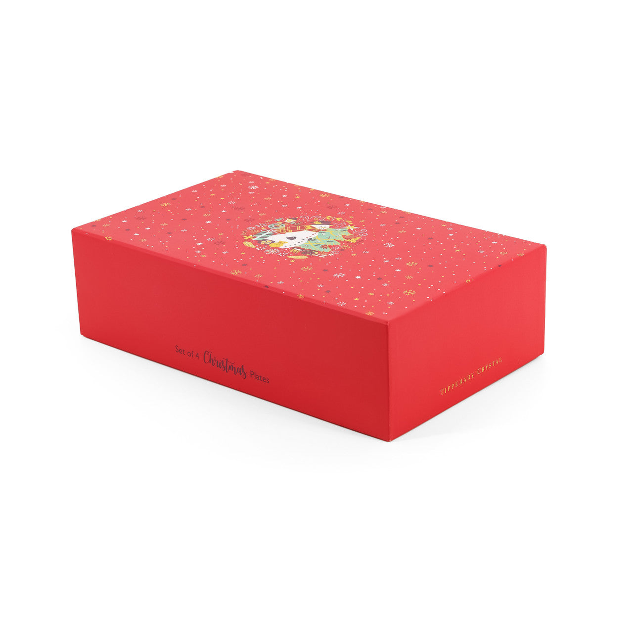 Christmas Side Plates Set of 4 Gather your loved ones for a holiday celebration to remember. Our Christmas Tableware is made to bring festive happiness to lunch, dinner and every meal in between. Tipperary wishes to make these moments even more magical.