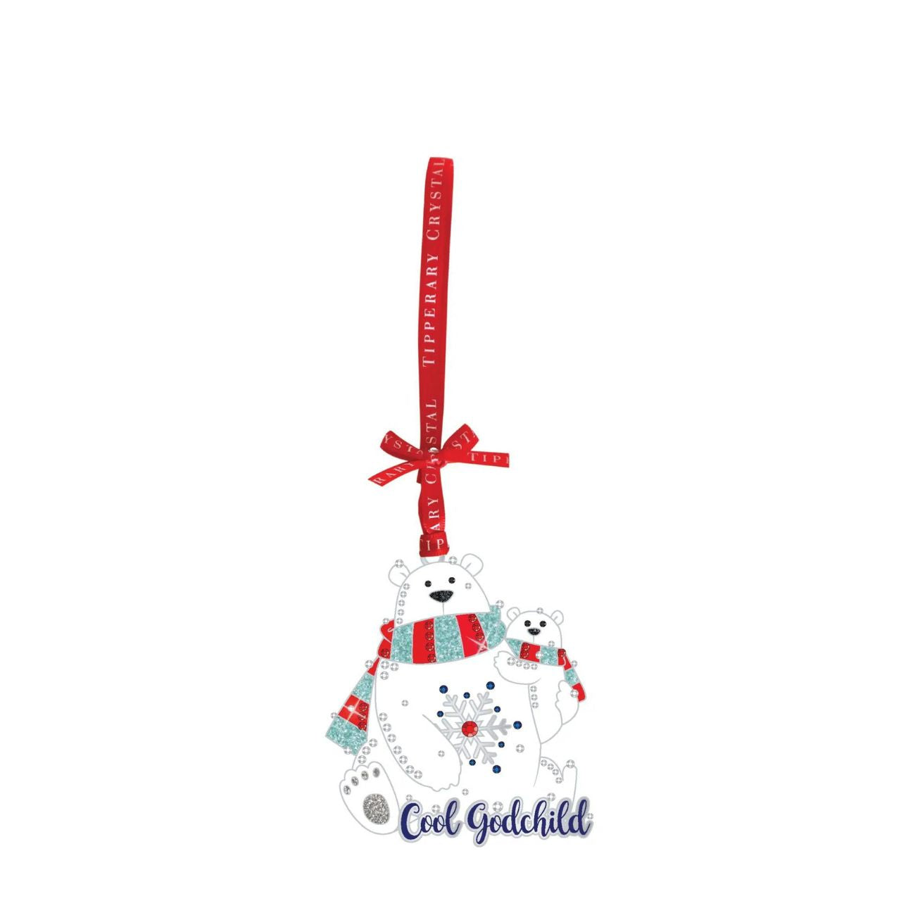 Tipperary Crystal Loved Ones Christmas Decoration - Cool Godchild We just Love Christmas! The festive season, the giving of gifts, creating memories and being together with family and loved ones. Have lots of fun with the lovingly designed and created Christmas decorations, each one has a magic sparkle of elf dust!