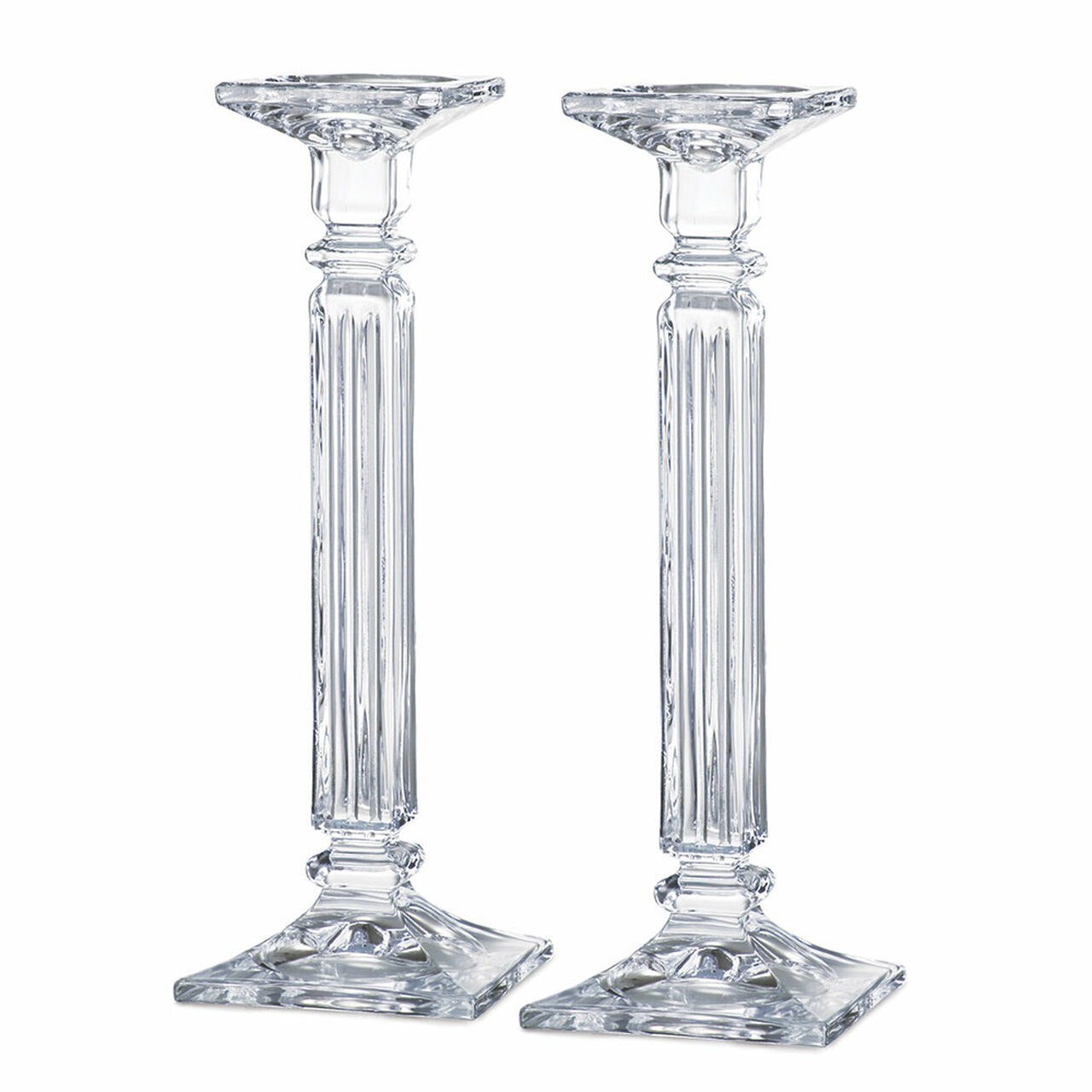 Tipperery Crystal Empress 14 inch Candleholder Pair