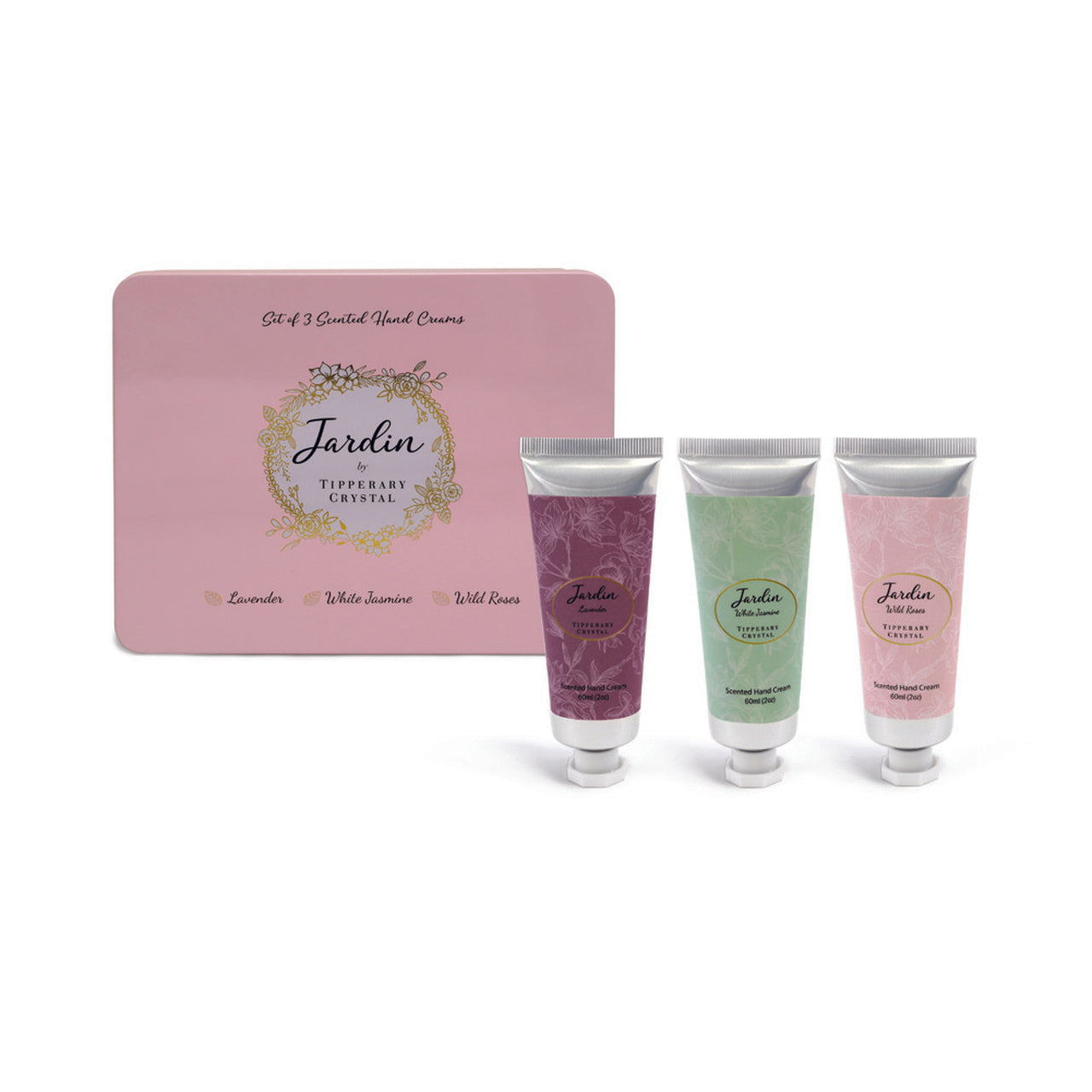 Tipperary Crystal Jardin Set 3 Hand Creams