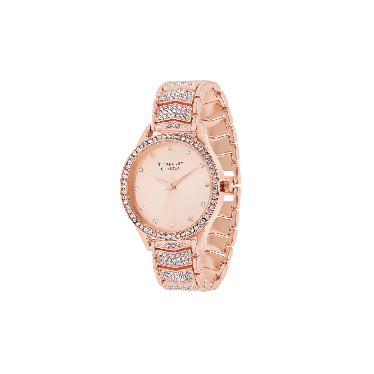 Tipperary Crystal Kensington Rose Gold Watch - New Winter 2022