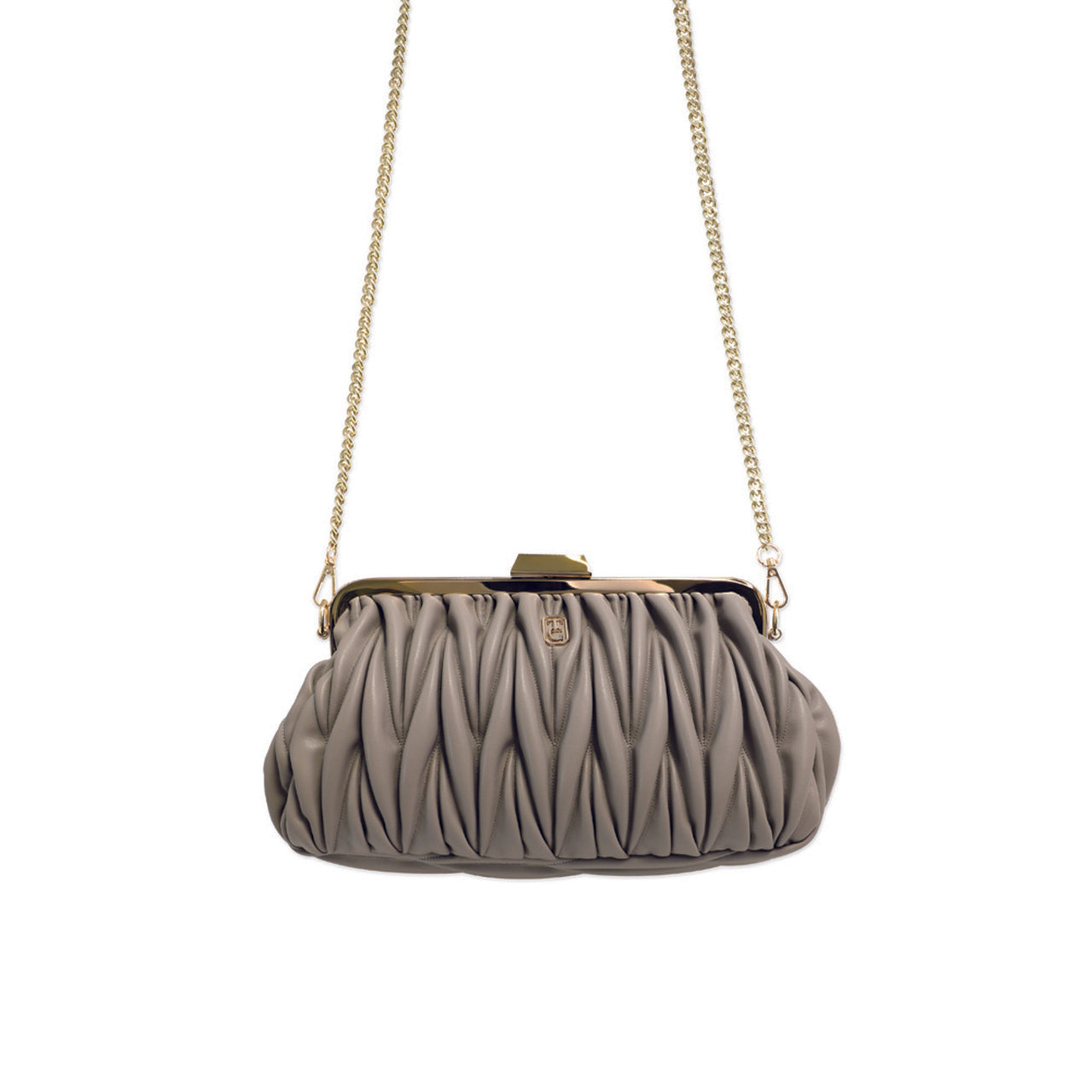 Tipperary Crystal Marseilles Grey Weave Bag