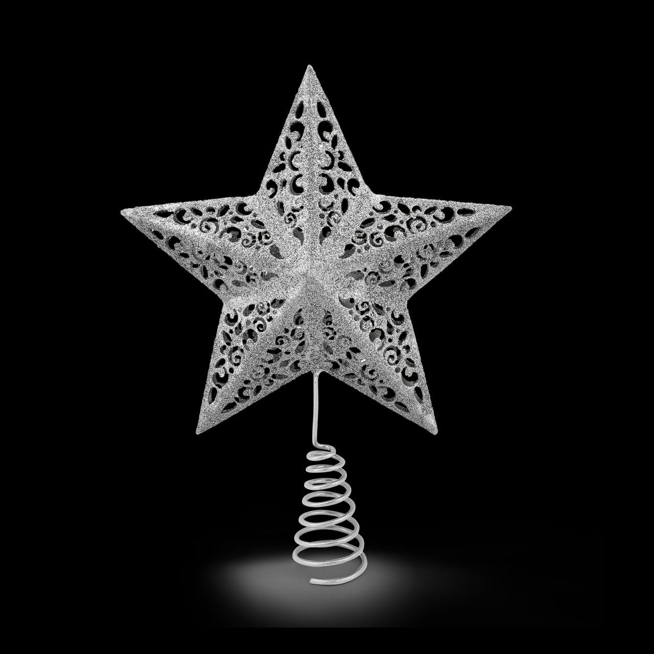 Silver Christmas Tree Topper We just Love Christmas! The festive season, the giving of gifts, creating memories and being together with family and loved ones. Have lots of fun with our lovingly designed and created Christmas decorations, each one has a magic sparkle of elf dust!