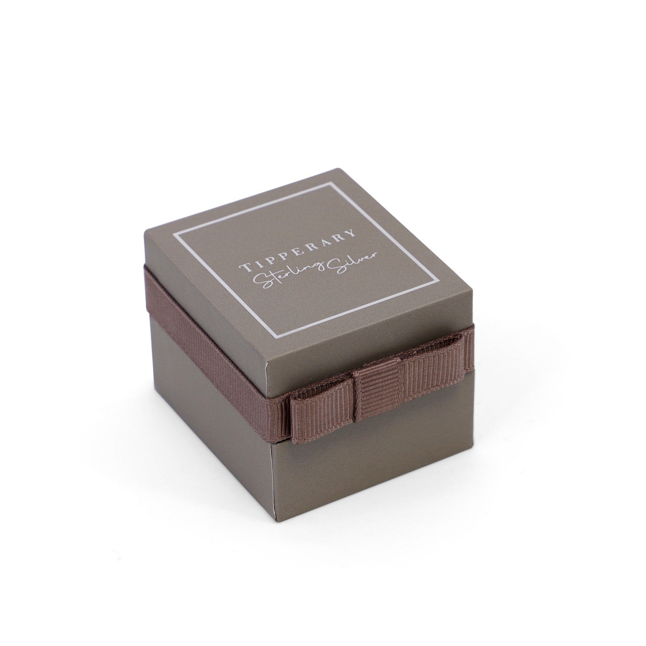 Sterling Silver Simple CZ Earrings by Tipperary Crystal - NEW WINTER 2022