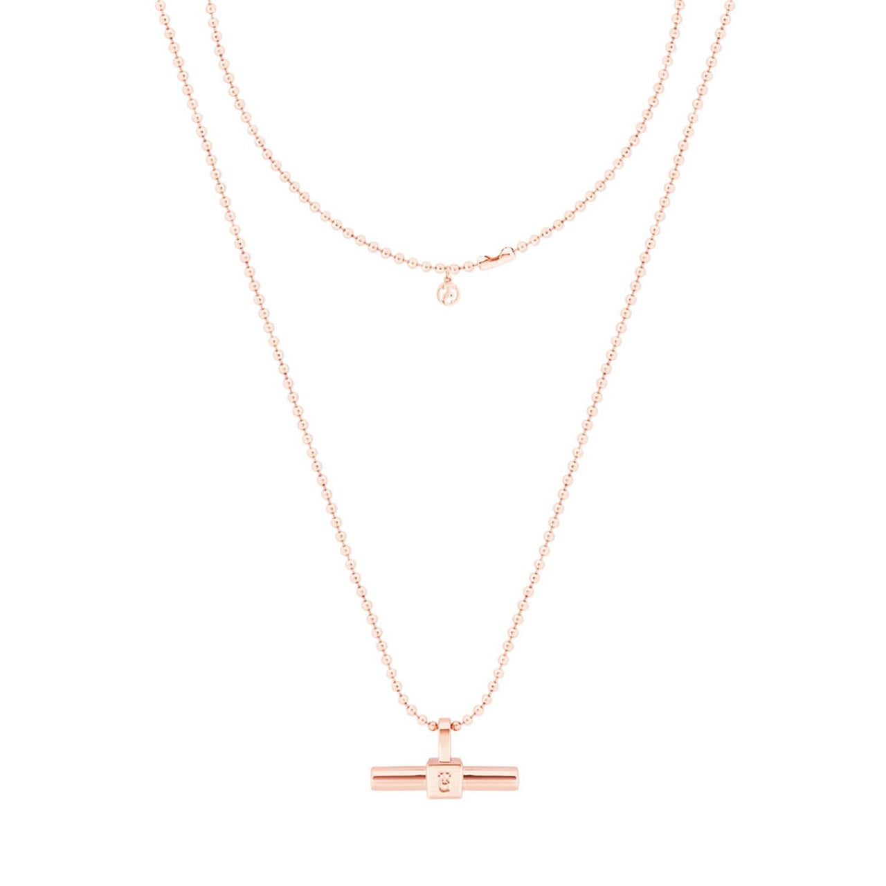 Tipperary Crystal T-Bar Pendant Rose Gold - New 2022 T-Bar Pendant Rose Gold - New 2022