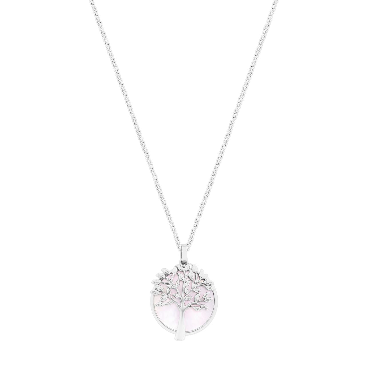 Tipperary Crystal Tree of Life & Mother of Pearl Silver Pendant The tree of life is a symbol of a fresh start on life, positive energy, good health and a bright future. The symbolism of the Tree of Life is ultimately about the forces of nature combining to create balance and harmony.