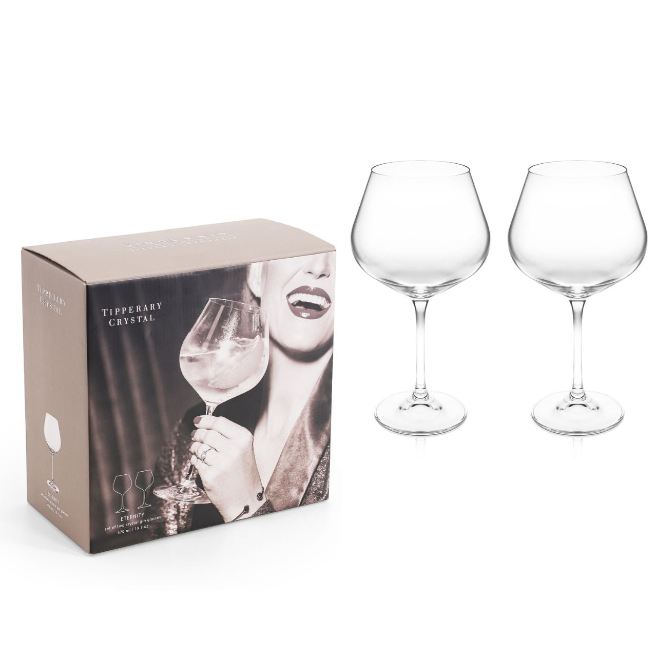 Tipperary Crystal Eternity Gin & Tonic Glasses Set of Two Just arrived Eternity Gin & Tonic Glasses Set of Two