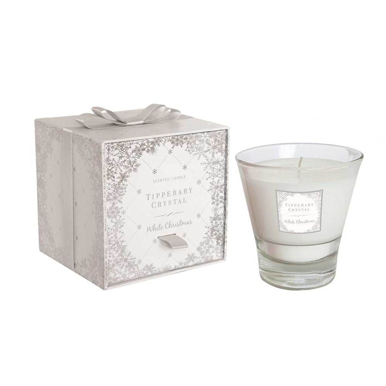 Tipperary Crystal White Christmas Filled Tumbler
