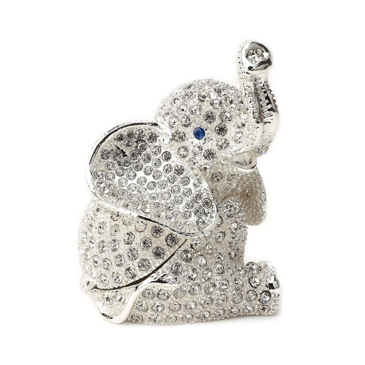 Treasured Trinkets - Crystal Elephant A beautiful, hand painted and crystal finished trinket box from Treasured Trinkets.