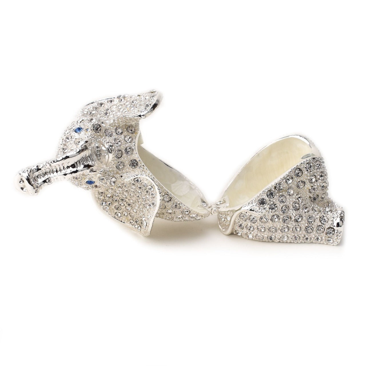 Treasured Trinkets - Crystal Elephant A beautiful, hand painted and crystal finished trinket box from Treasured Trinkets.