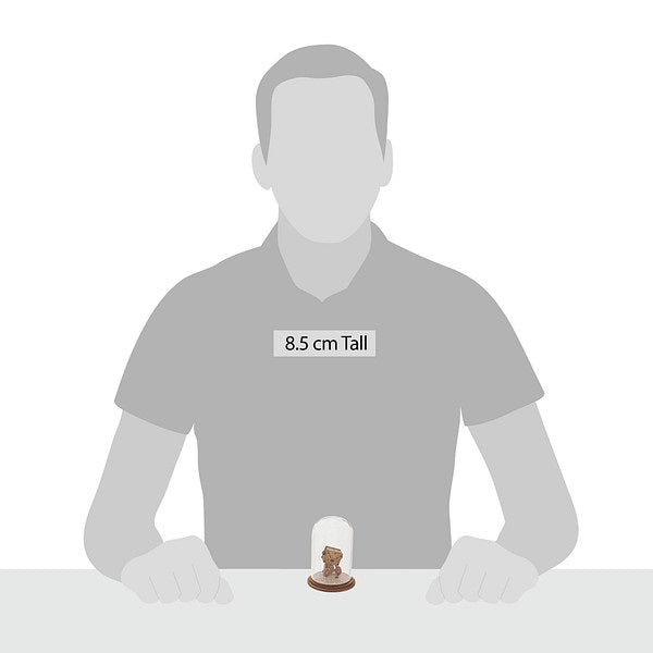 True Friendship Figurine - The Little Wooden Bear The Little Wooden Bear. This little bear will make you smile, with sentiments to suit every occasion. This glass dome decoration encases our favourite little bear, adorned a little red love heart and a sentimental friendship quote.