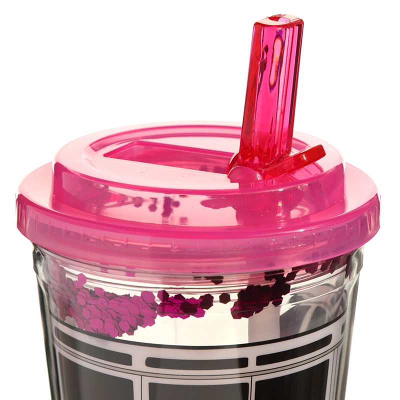 Reusable Volkswagen VW Camper Bus Summer Love Cup with Straw and Lid Shatterproof Reusable Volkswagen VW T1 Camper Bus Summer Love Begins Double Walled Cup with Straw and Lid