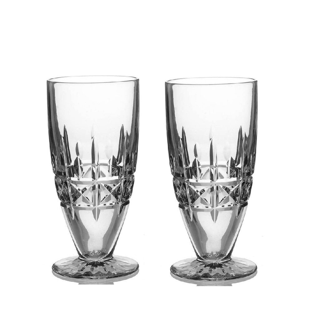 Kylemore Iced Tea/Iced Beverage Glasses 14oz by Waterford Crystal Our expert craftsmanship will ensure that you can enjoy iced beverages including chilled cocktails, breakfast juices or a simple iced water in luxury.