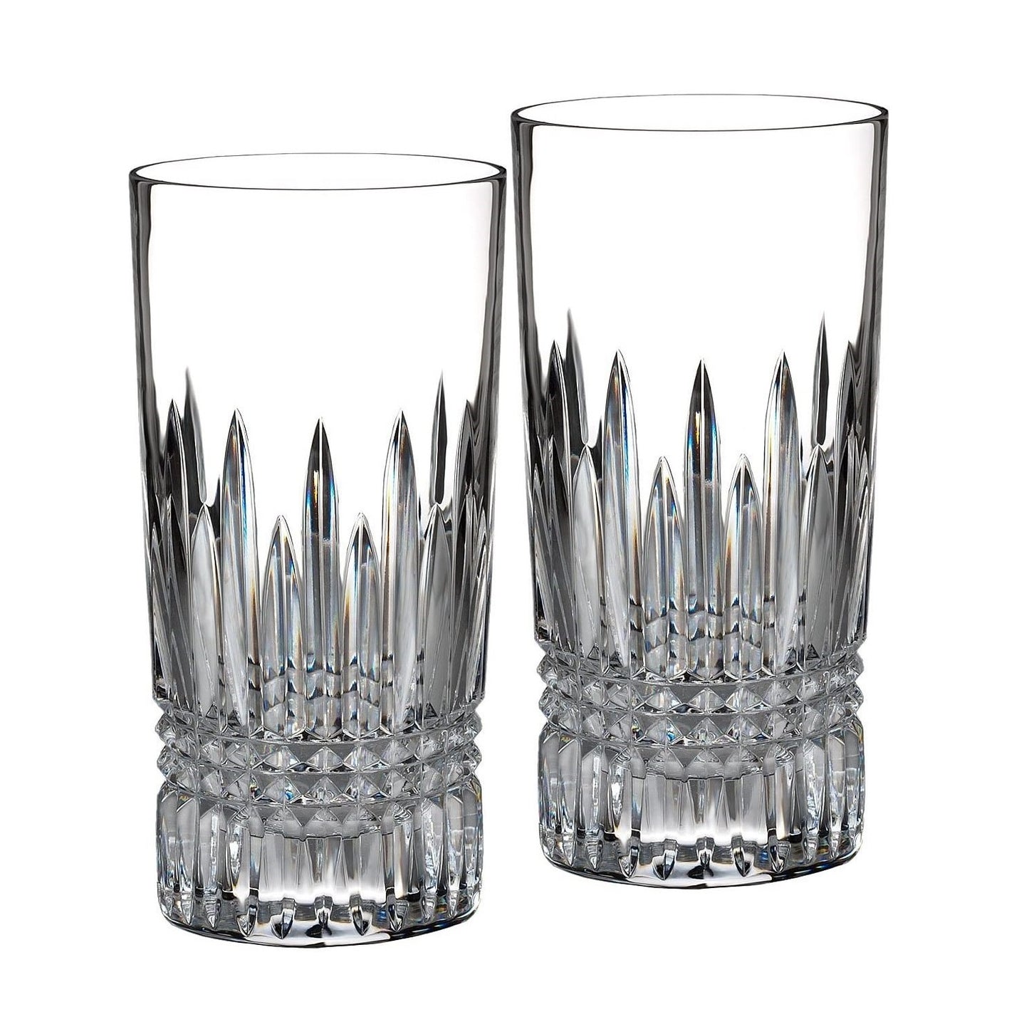 Waterford Crystal Lismore Diamond Hiball Pair