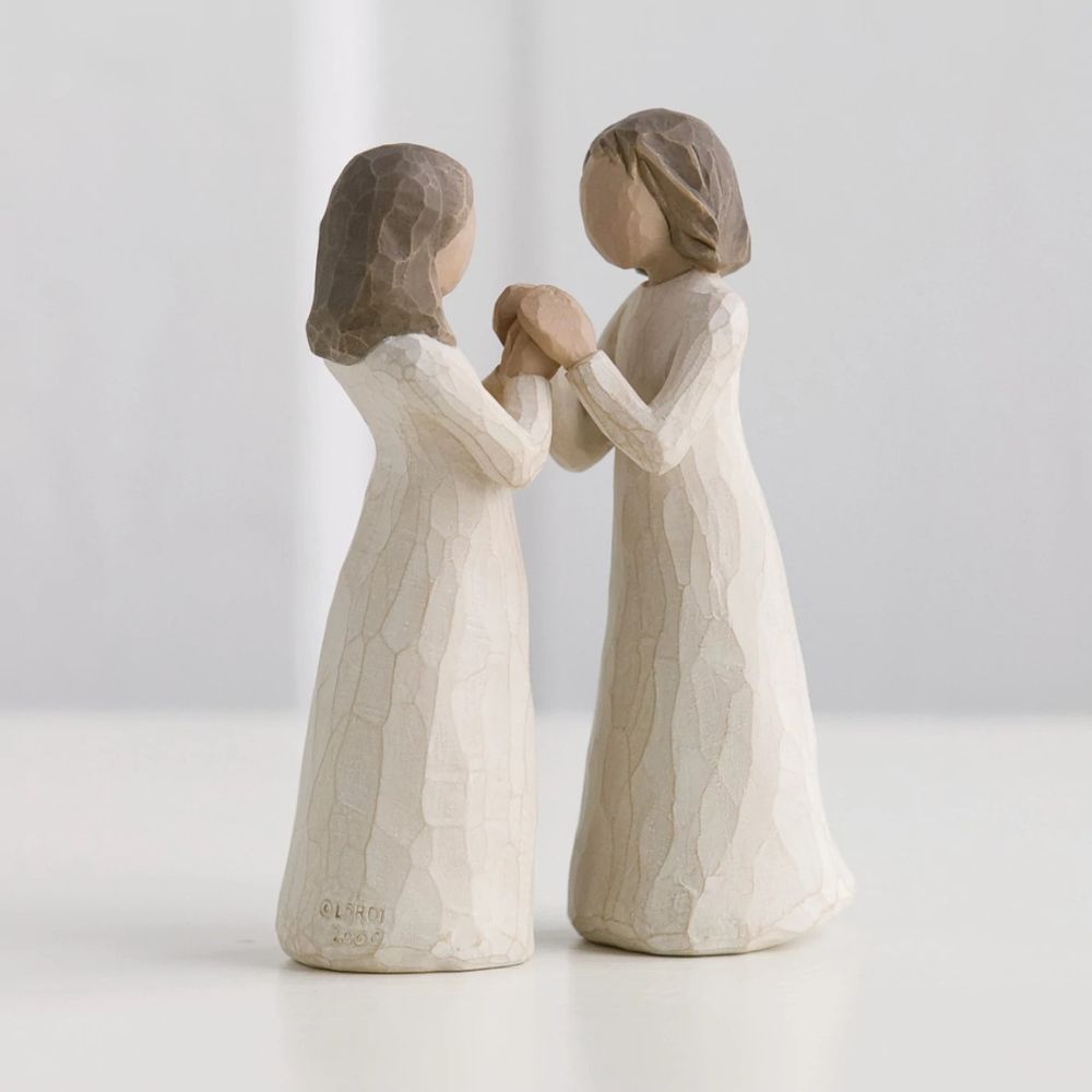Willow Tree Sisters by Heart Willow Tree is an intimate line of figurative sculptures representing sentiments of love, closeness, healing, courage, hope...all the emotions we encounter in life. "I'm very close to my sisters, and the friendship and support of other women has always enriched my life.