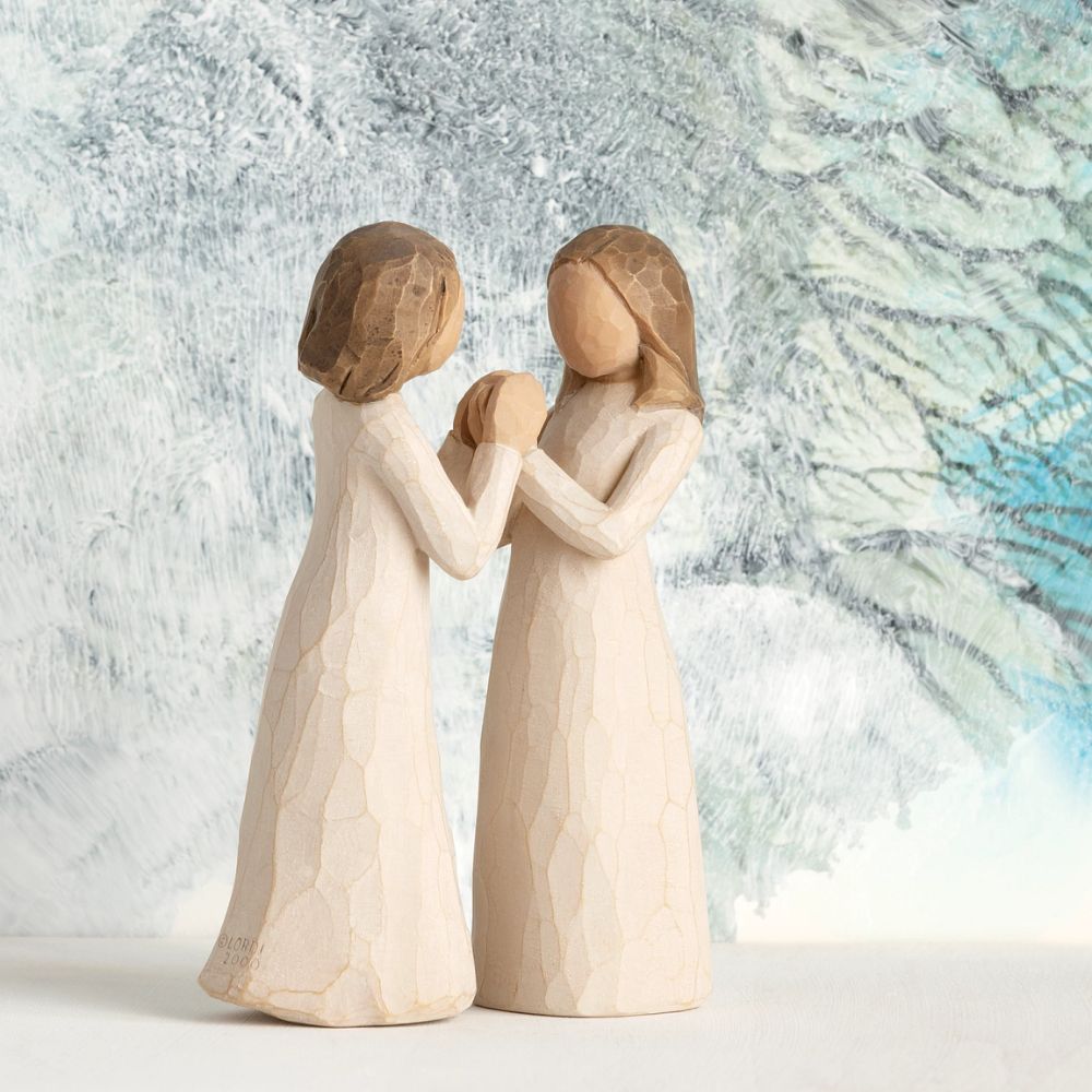 Willow Tree Sisters by Heart Willow Tree is an intimate line of figurative sculptures representing sentiments of love, closeness, healing, courage, hope...all the emotions we encounter in life. "I'm very close to my sisters, and the friendship and support of other women has always enriched my life.