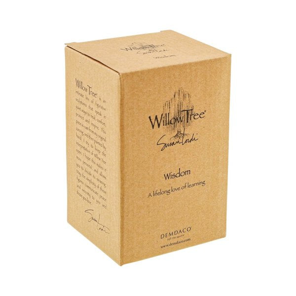 Willow Tree Wisdom Willow Tree is an intimate line of figurative sculptures representing sentiments of love, closeness, healing, courage, hope...all the emotions we encounter in life. "...My mom is the inspiration for this piece.