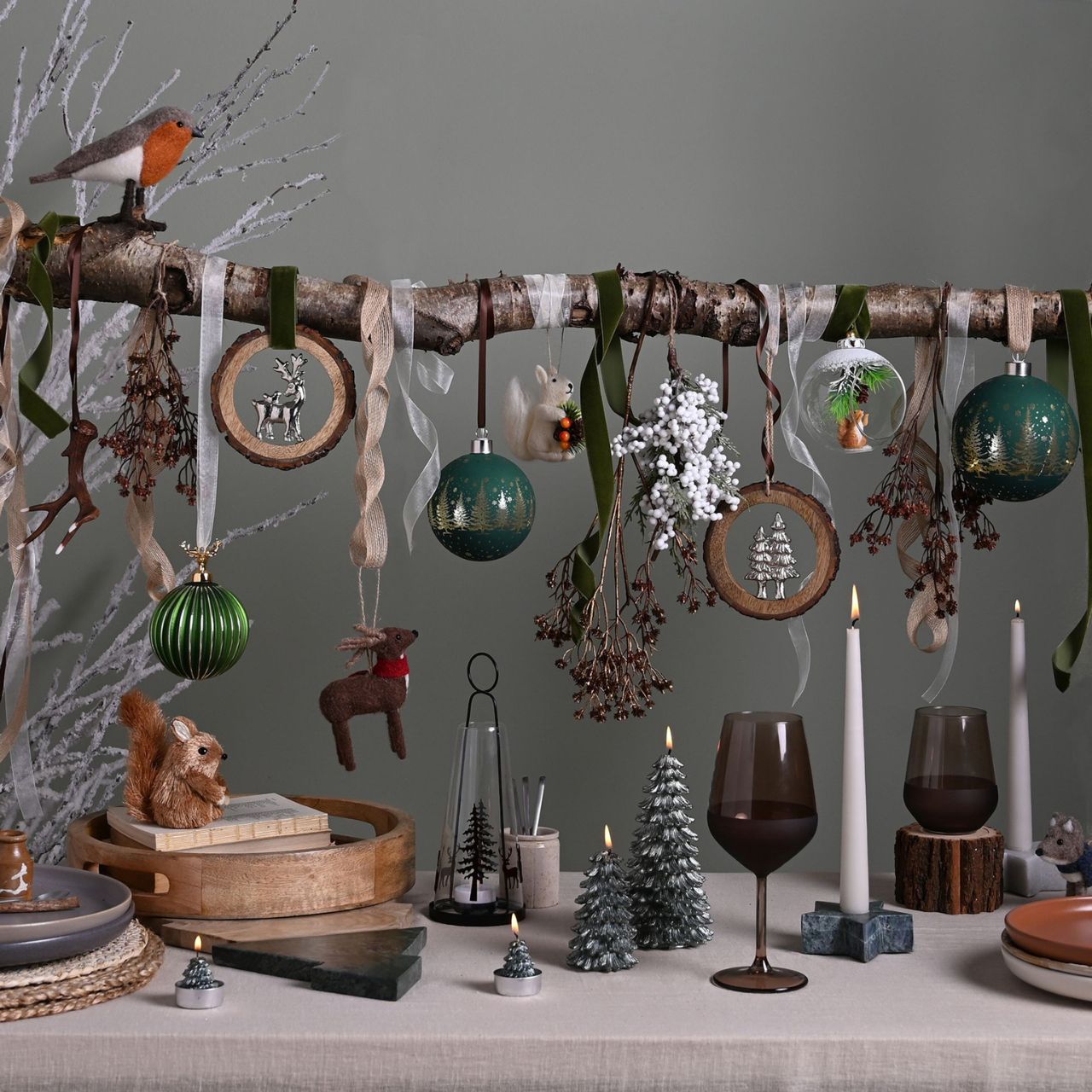 Winter Wilds Medium LED Hanging Glass Light Christmas Decoration A Winter Wilds LED hanging glass light decoration. This illuminating decoration is a delightful twist on the traditional this Christmas.