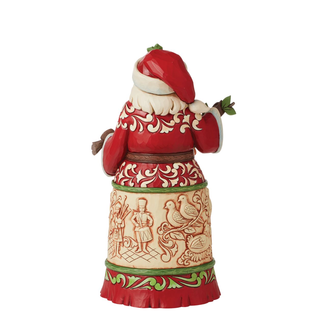 Heartwood Creek 12 Days of Christmas Santa Figurine World Wide Event  Designed by award winning artist Jim Shore as part of the Heartwood Creek World Wide Even for 2023, hand crafted using high quality cast stone and hand painted, this Santa figurine is perfect for the Christmas season.