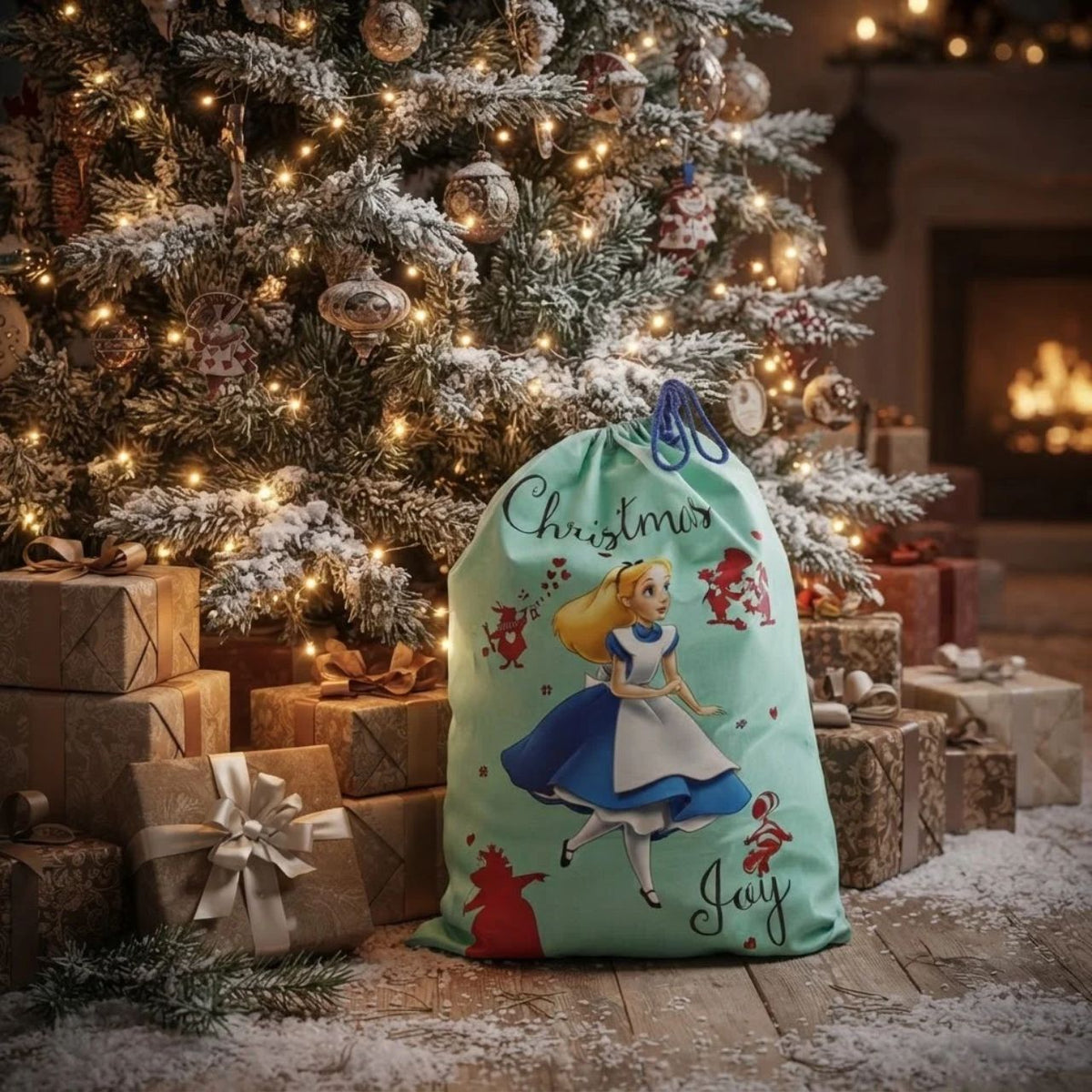 Spread the joy of Christmas with this delightful and fun range of sacks and stocking. This unique Christmas gift can be enjoyed year after year and will warm the hearts of adults and children alike. Perfect gift or self-purchase for a Disney fan at Christmas.