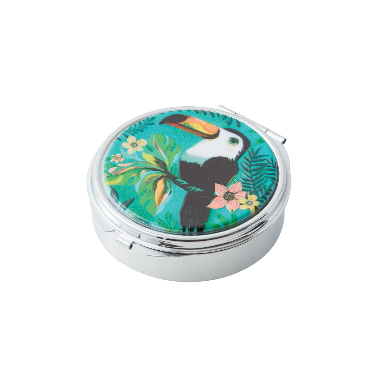 Toucan Tom Trinket Box by Allen Design  This lightweight and durable Toucan Tom trinket box makes a splendid gift for a friend or yourself. They are the perfect size to fit in any purse, make-up bag, carry on, or backpack. And best of all, they are super practical for every day use.
