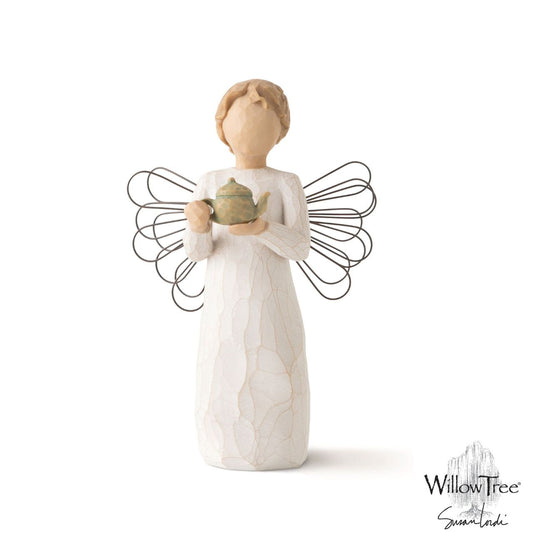 Willow Tree Angel of the Kitchen  Willow Tree is an intimate line of figurative sculptures representing sentiments of love, closeness, healing, courage, hope...all the emotions we encounter in life. Artist Susan Lordi hand carves the original of each Willow Tree sculpture.