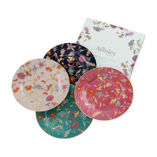 Embrace timeless elegance with the Aynsley Golden Meadow Tea ware Collection, crafted in fine china. Featuring delicate floral motifs and bold hues, this exquisite collection brings warmth and charm to any tea setting.