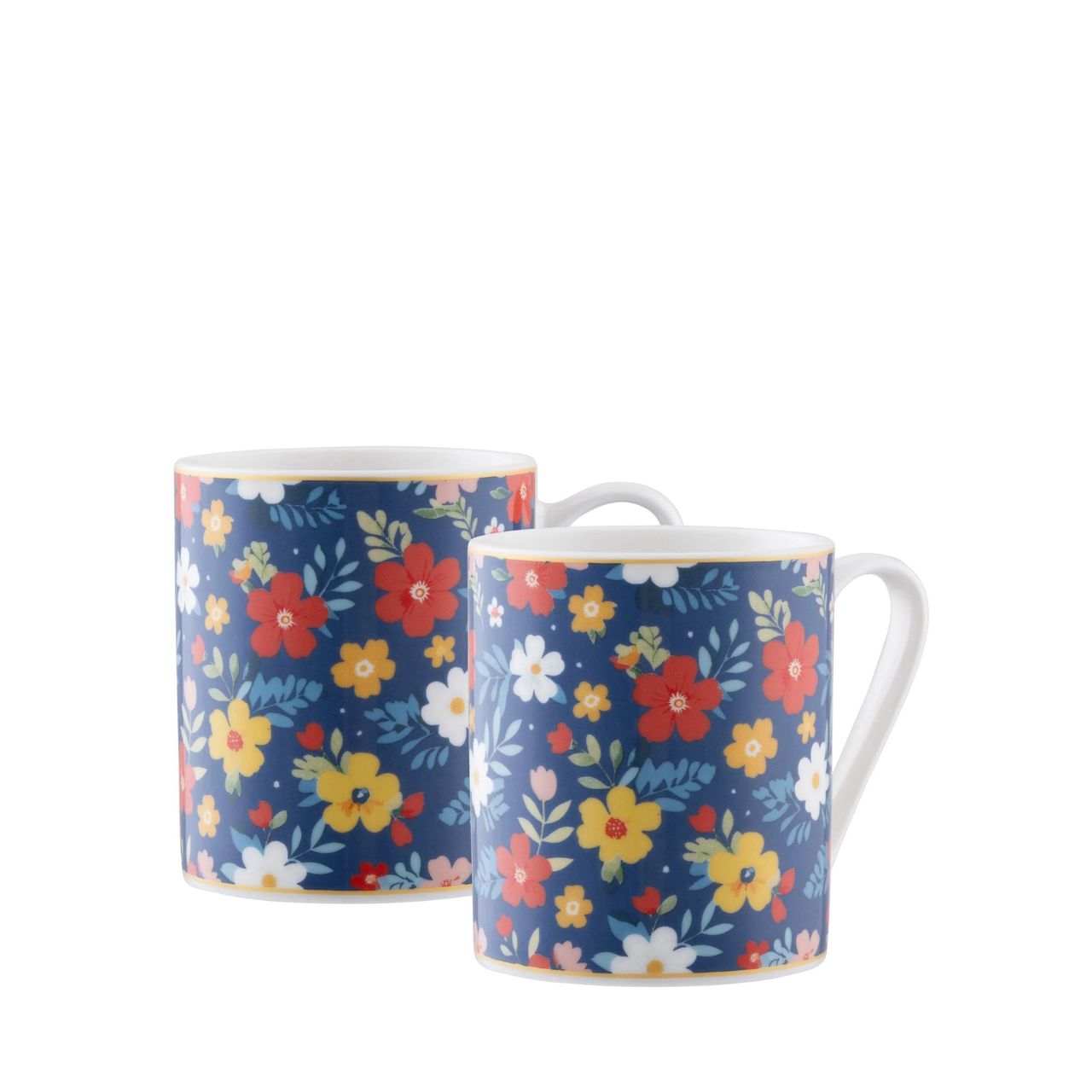 The Midnight Garden Mugs Pair brings sophistication to every sip with its rich, moody florals on fine china. Stylish and comfortable to hold, they come beautifully packaged, making them a perfect gift or a refined addition to your collection.