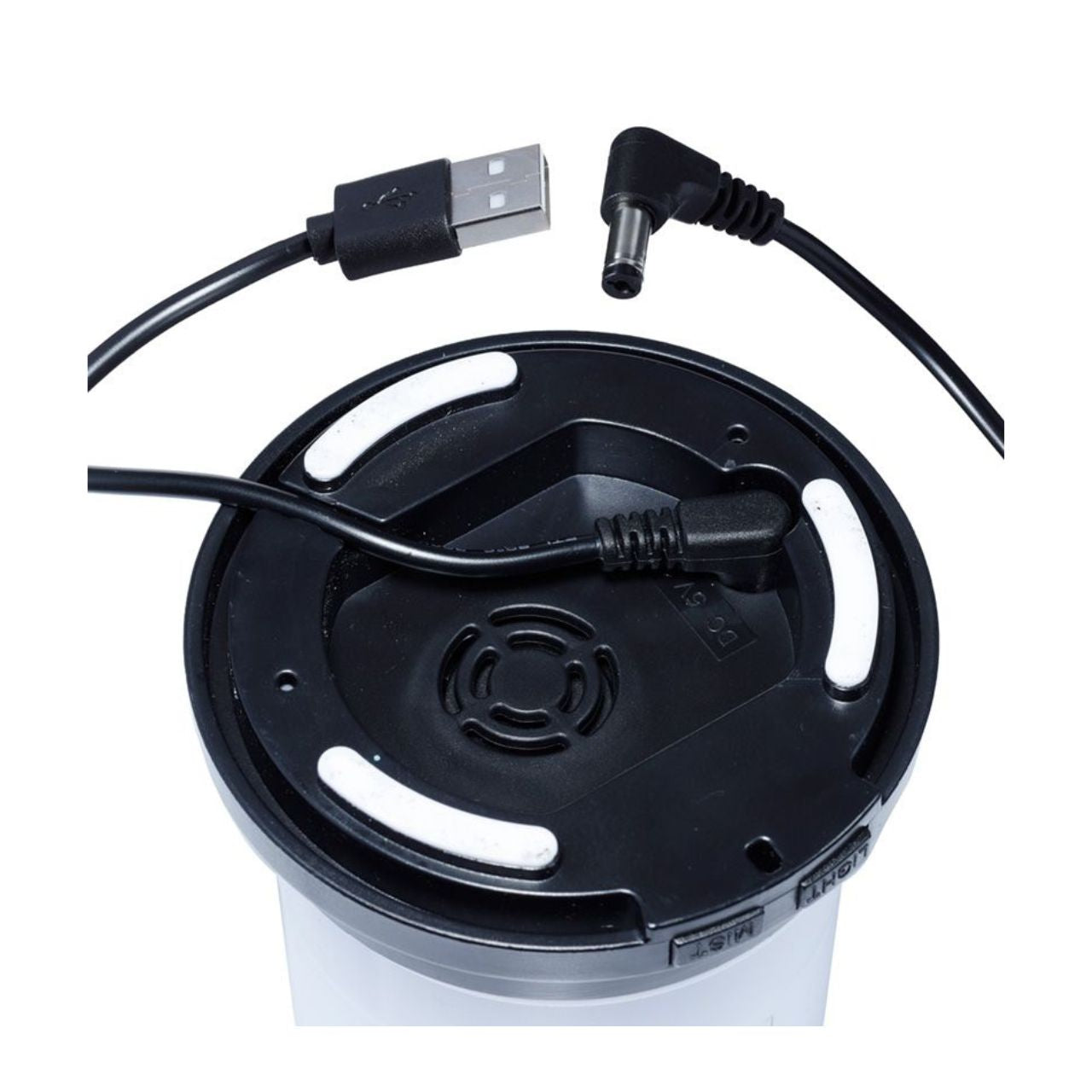 Baby Dragon Crystal Egg USB Ultrasonic Misting Aroma Diffuser  - Material: Resin, Plastic and Metal - Diffuser Type: Ultrasonic - Our diffusers use ultrasonic vibrations that silently break apart the water and oils creating a fine mist. There are no fans or heat used in this process.