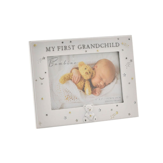 This affectionately personalised frame is a heart-warming gift for new grandparents.