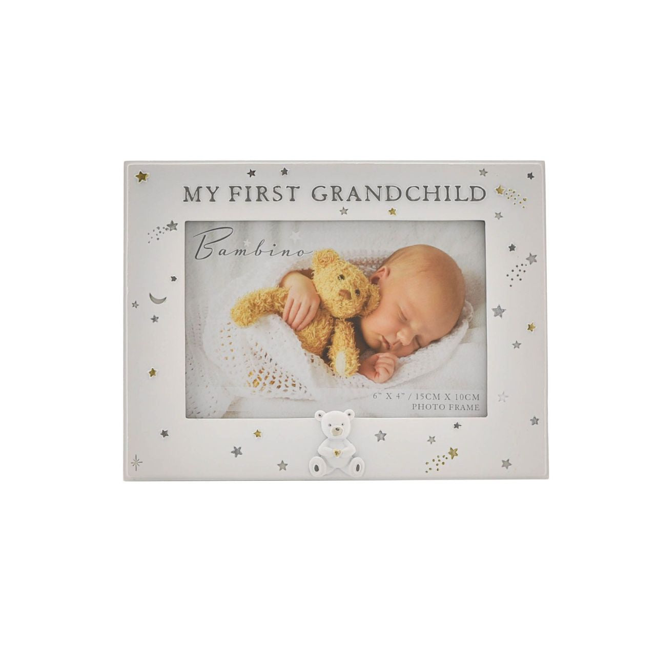 This affectionately personalised frame is a heart-warming gift for new grandparents.
