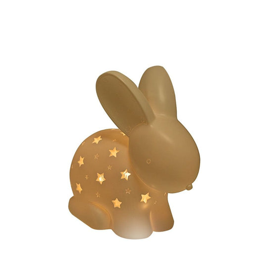 Bambino Light Up Night Light Rabbit  Keep those nightmares at bay and maintain a soothing atmosphere in their bedroom or nursery with this cheerful bunny rabbit battery powered night light. From BAMBINO BY JULIANA® - keeping the earliest memories alive forever.