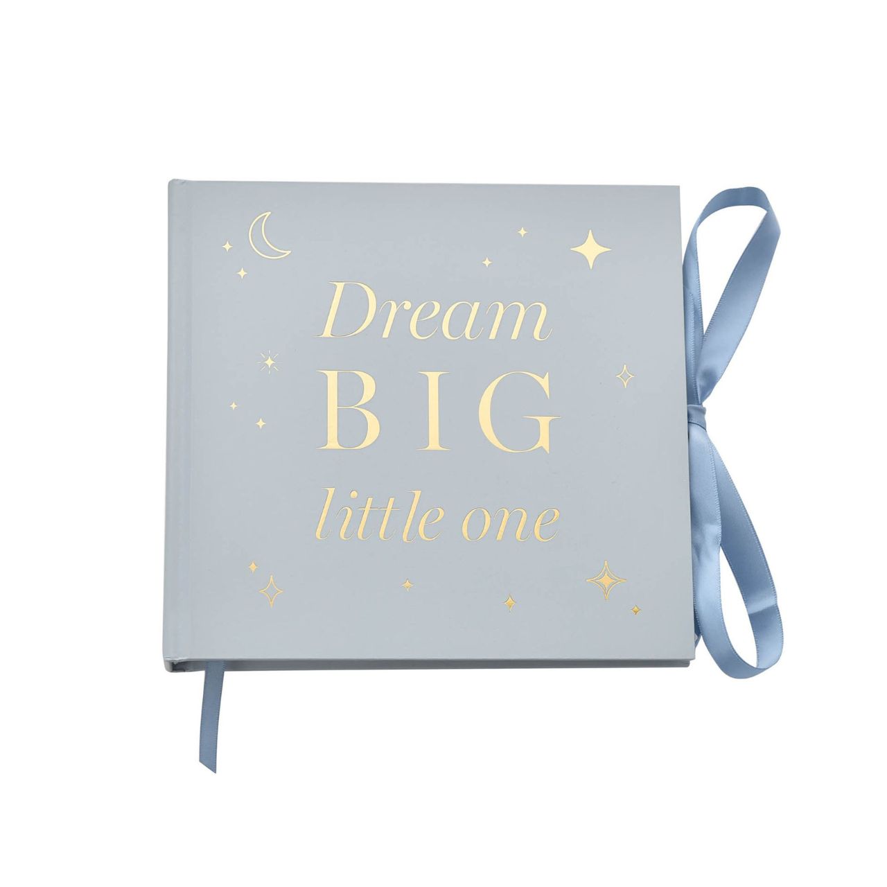 Bambino Photo Album "Dream Big" Blue  A photo album from BAMBINO BY JULIANA.  This alluring keepsake is an elegant way to preserve beloved memories of new family arrivals over the years.