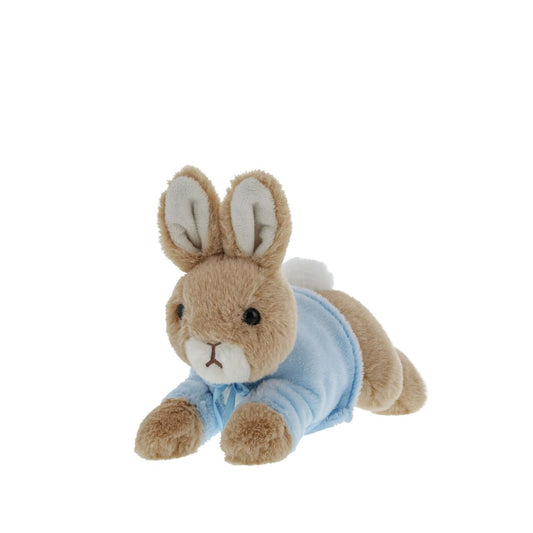 The Peter Rabbit Lying Down soft toy is made from beautifully soft fabric and dressed in clothing based on the original Beatrix Potter illustrations. Dressed in his signature blue jacket, Peter will look the part in any home.