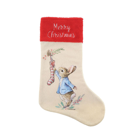 Beatrix Potter Peter Rabbit Christmas Stocking  As families cherish Christmas, we have just the gift that will make this occasion extra special. Spread the joy of Christmas with this beautiful Peter Rabbit Christmas Stocking. This unique Christmas gift will make a great traditional gift, which can be enjoyed year after year.