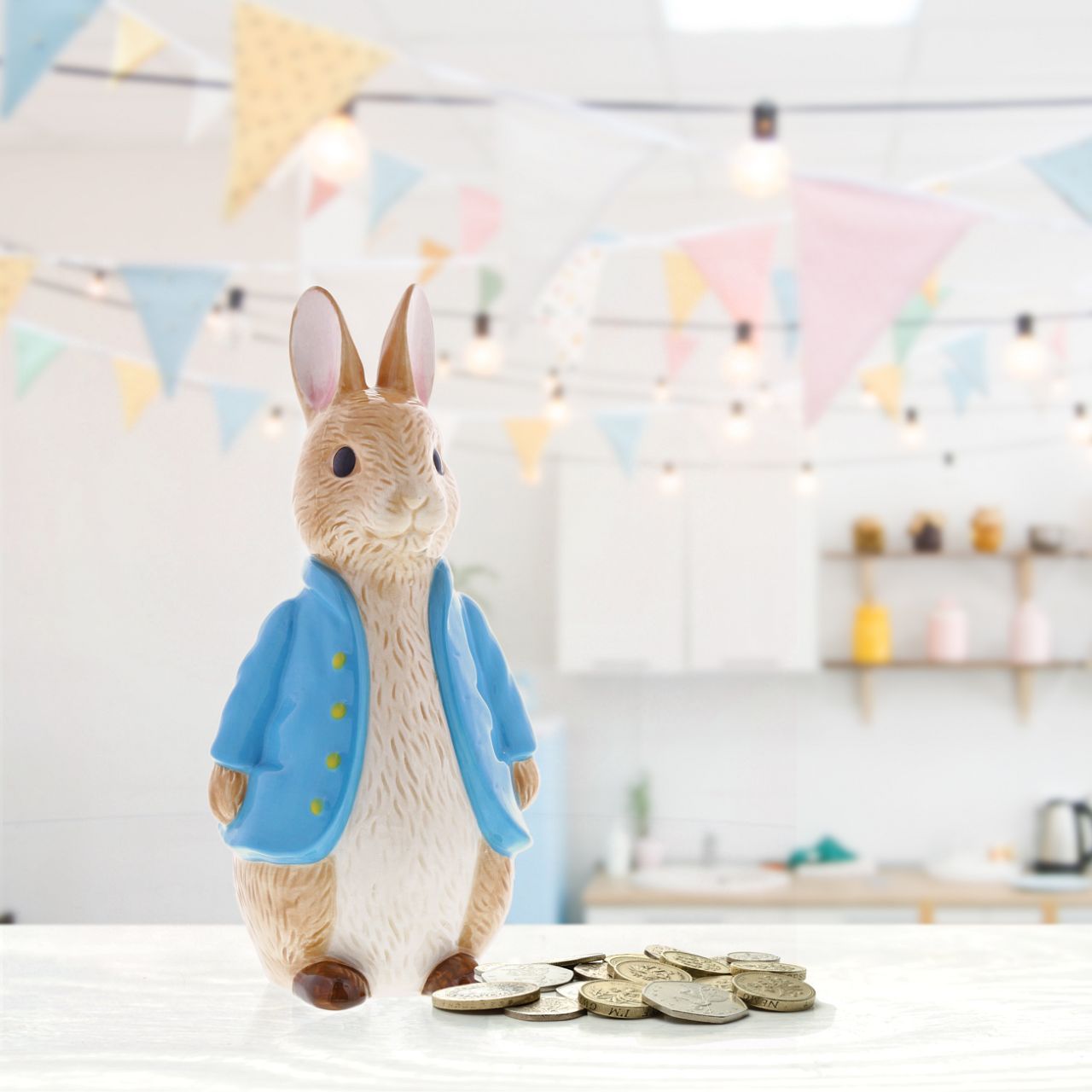 Peter Rabbit Sculpted Money Bank – Horgan's of Blarney