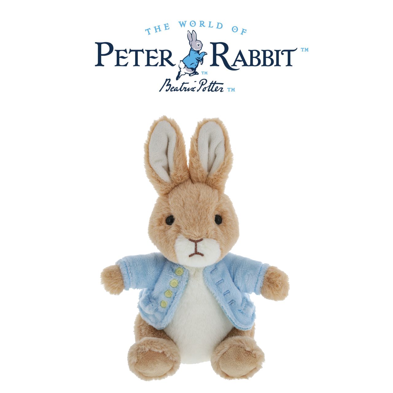 This Peter Rabbit soft toy is made from beautifully soft fabric and is dressed in clothing exactly as illustrated by Beatrix Potter, with his signature blue jacket. The Peter Rabbit collection features the much loved characters from the Beatrix Potter books and this quality and authentic soft toy is sure to be adored for many years to come. 