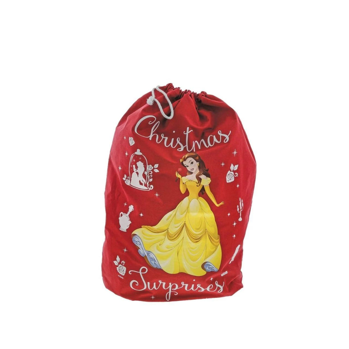 Spread the joy of Christmas with this delightful and fun range of sacks and stocking. This unique Christmas gift can be enjoyed year after year and will warm the hearts of adults and children alike. Perfect gift or self-purchase for a Disney fan at Christmas.